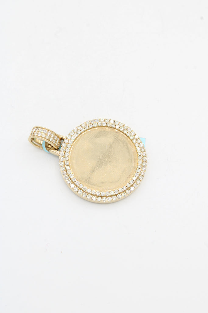 *NEW* 14k DIAMONDS 💎 Small Picture Frame Pendant-JTJ™ - - Javierthejeweler