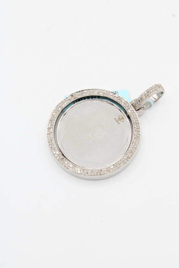 *NEW* 14k DIAMONDS 💎 Medium Picture Frame Pendant-JTJ™ - - Javierthejeweler