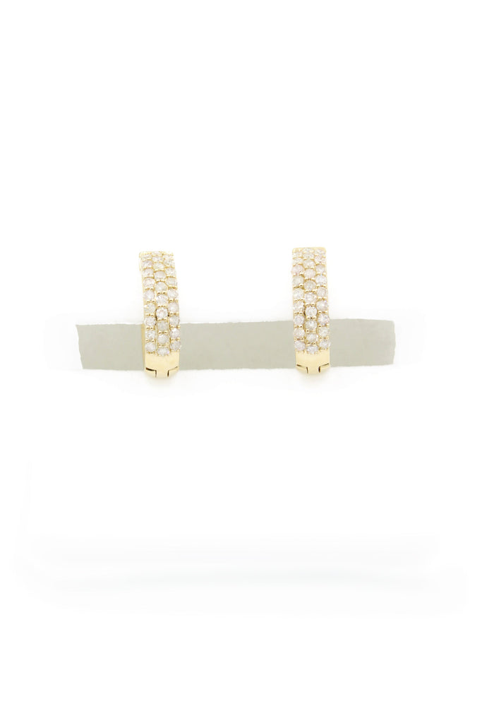 *NEW* 14K 💎💎 (VS) Hoop Diamonds Earrings JTJ™ - Javierthejeweler