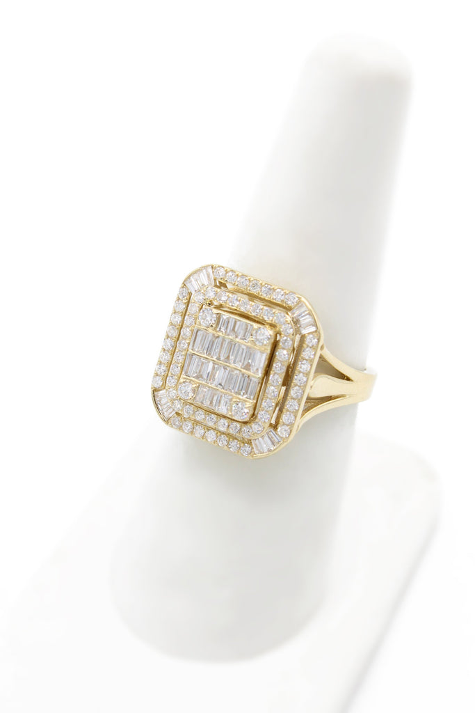 *NEW* 14K Women Square Diamond Ring (L) 💎 JTJ™ - Javierthejeweler