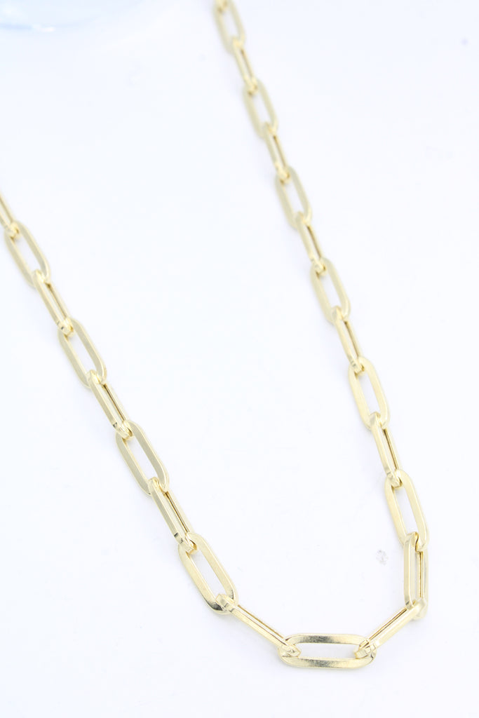 *NEW* 14K Paper Clip Necklace JTJ™ - - Javierthejeweler