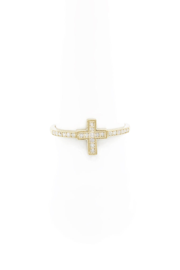 *NEW* 14K Women's Cross Diamond VVS 💎 Ring JTJ™ - Javierthejeweler