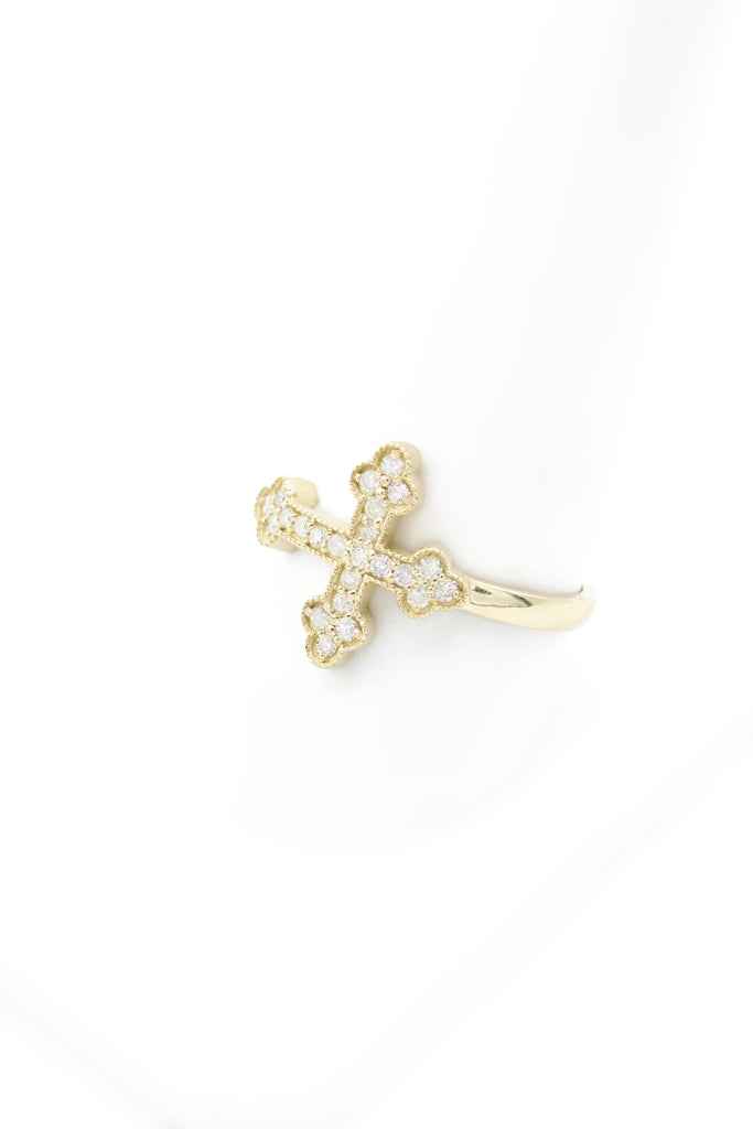 *NEW* 14K Women’s Cross Diamond VVS 💎 Ring JTJ™ - Javierthejeweler