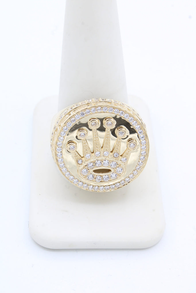*NEW* 14k CZ Men's Crown Ring JTJ™ - Javierthejeweler