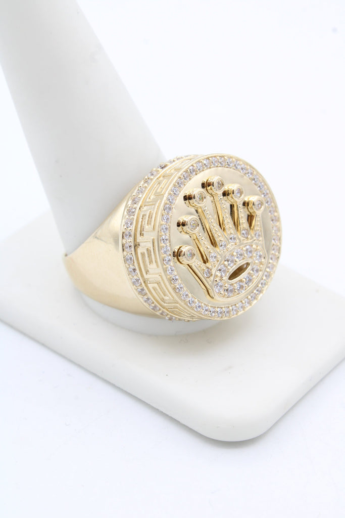 *NEW* 14k CZ Men's Crown Ring JTJ™ - Javierthejeweler