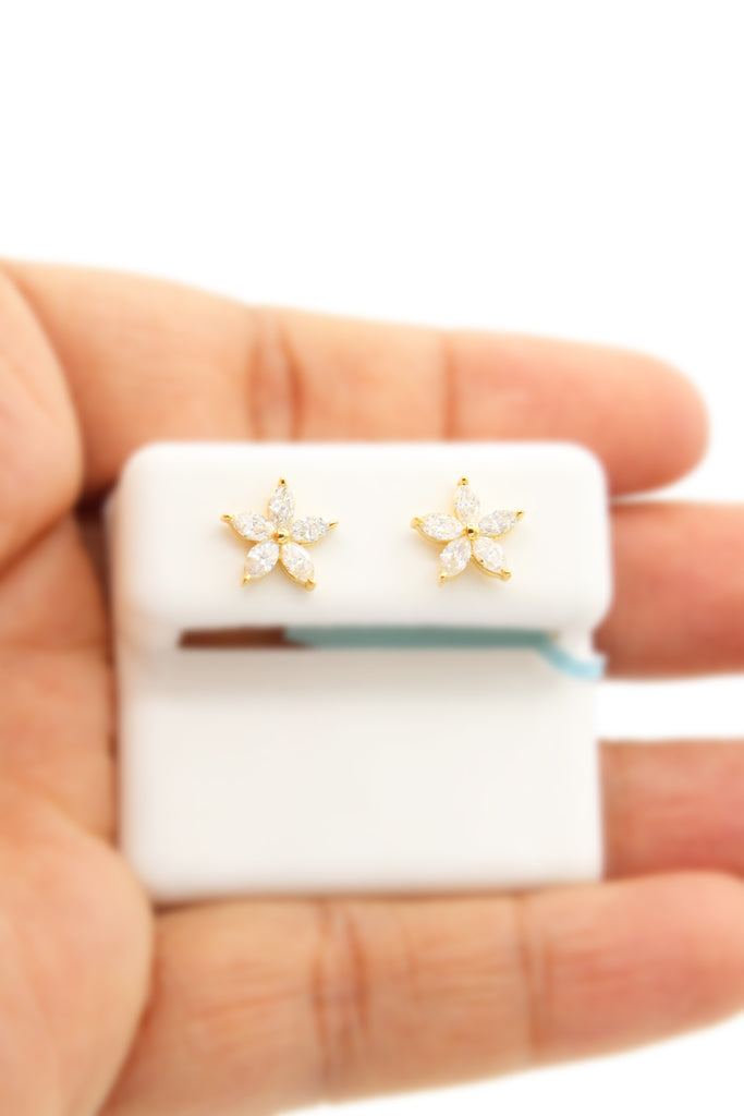 *NEW* 14k Flower 💎 Diamonds 💎 VS Earrings JTJ™ - - Javierthejeweler