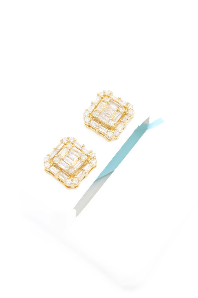 *NEW* 14k Square Baguette Diamonds 💎 VS Earrings JTJ™ - - Javierthejeweler