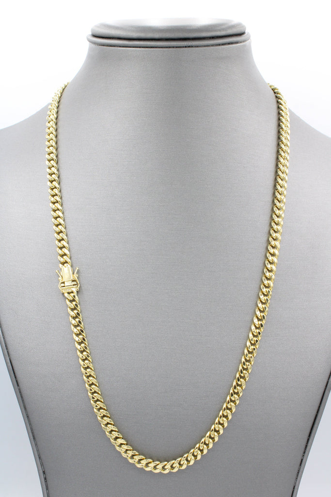 *NEW* 14K Miami Hollow Cuban Chain (22” Inches - 5.7 MM) JTJ™ - Javierthejeweler