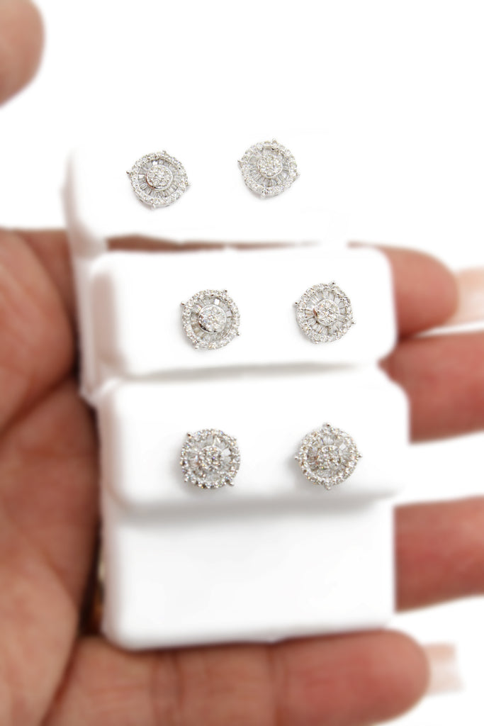 *NEW* 14k White Round Diamonds 💎 VS Earrings JTJ™ - - Javierthejeweler