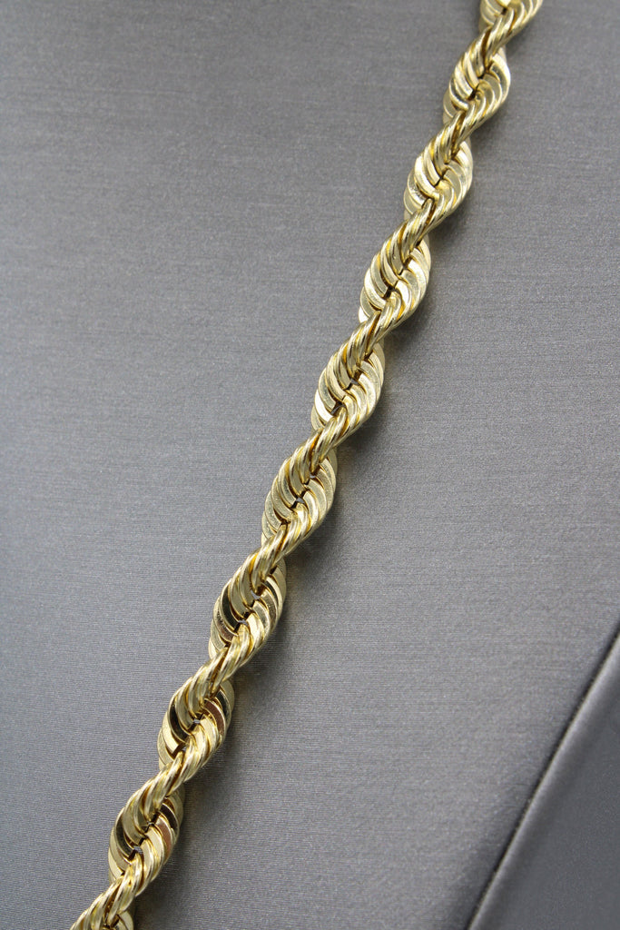 *NEW* 14k Hollow Rope Chain (7MM / 24” Inches) JTJ™ - Javierthejeweler