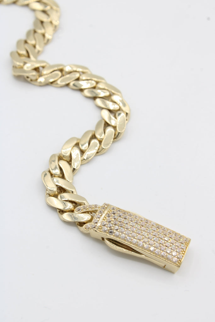 *NEW* 14K Hollow ITTALLO Cuban Bracelet (9MM) JTJ™ - Javierthejeweler