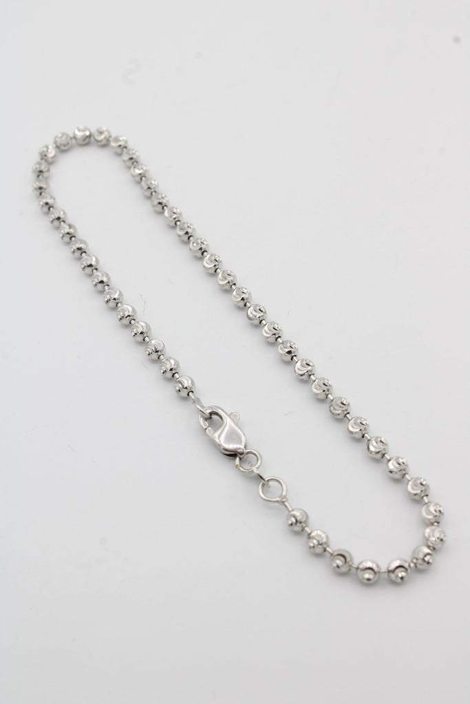 *NEW* 14K Moon Cut Bracelet White (2.5MM) JTJ™ - - Javierthejeweler