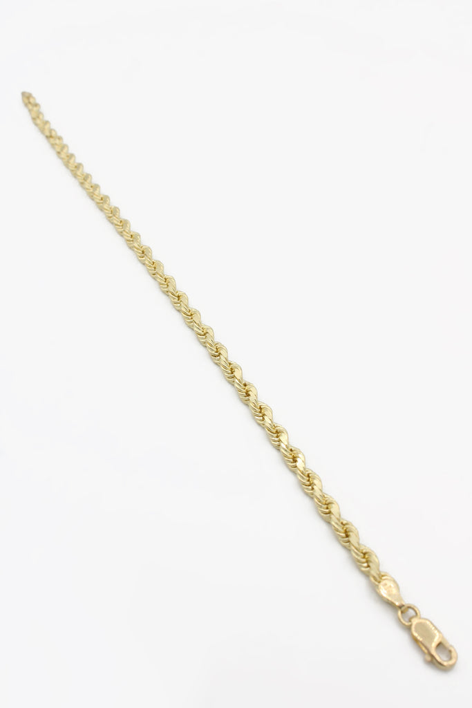 *NEW* 14K Hollow Rope Bracelet Solid (2.7MM - 8"Inches) -JTJ™ - Javierthejeweler
