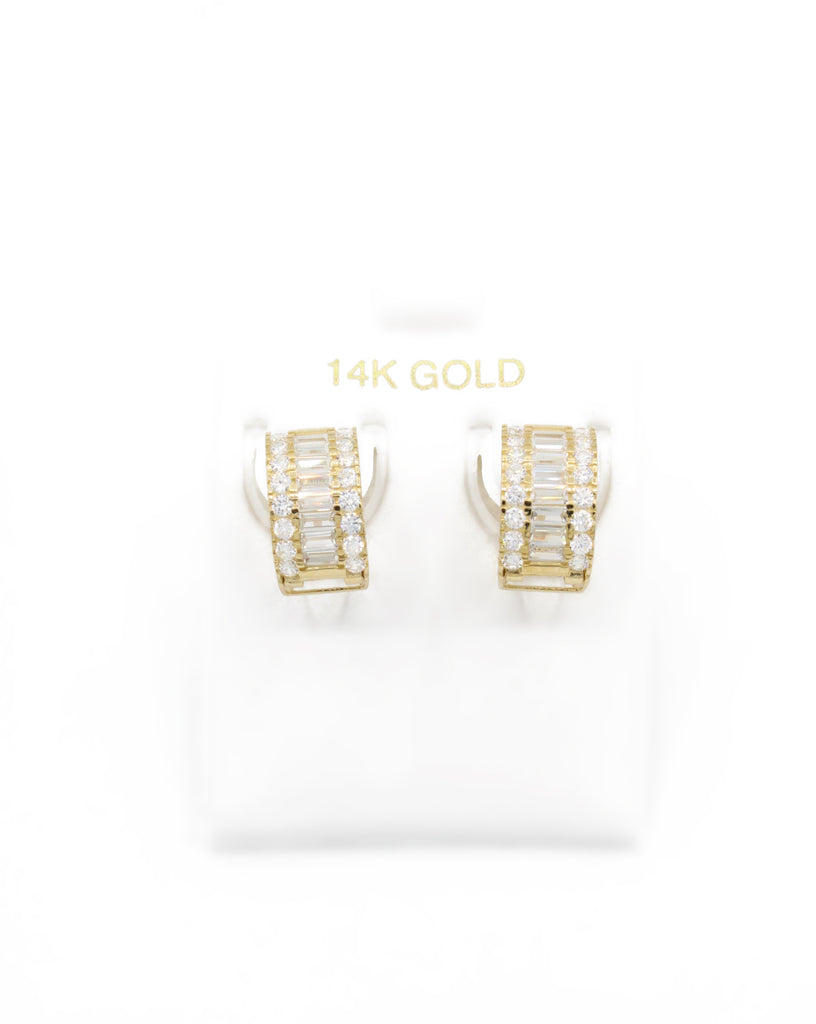 *NEW* 14k CZ Hoop Earrings - JTJ™ - Javierthejeweler