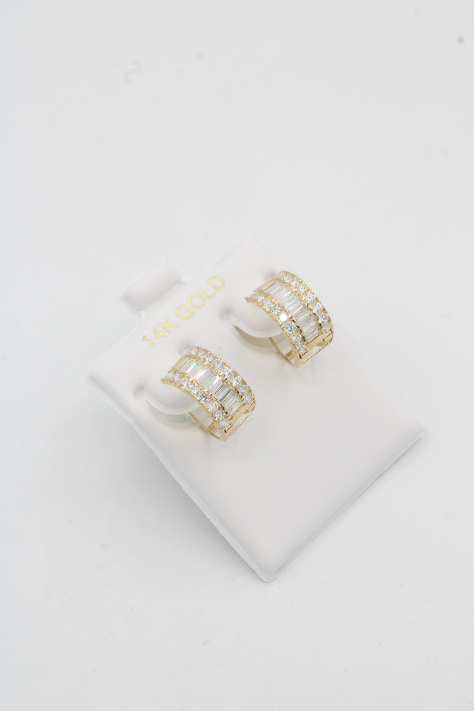 *NEW* 14k CZ Hoop Earrings - JTJ™ - Javierthejeweler