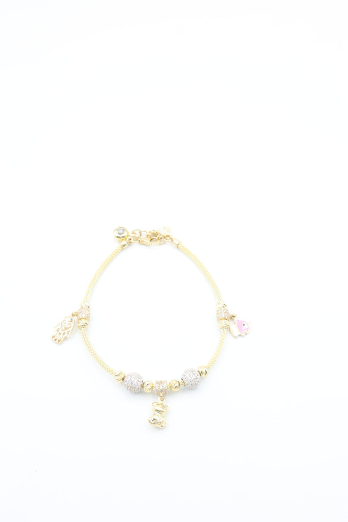 *NEW* 14k Charm Bracelet ✋🧸🐠JTJ™ - Javierthejeweler