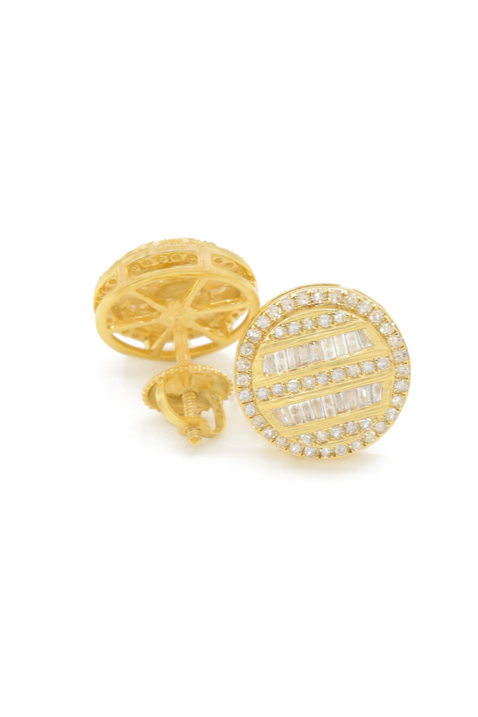 *NEW* 14k  Earrings M Round Diamond 💎 JTJ™ - Javierthejeweler