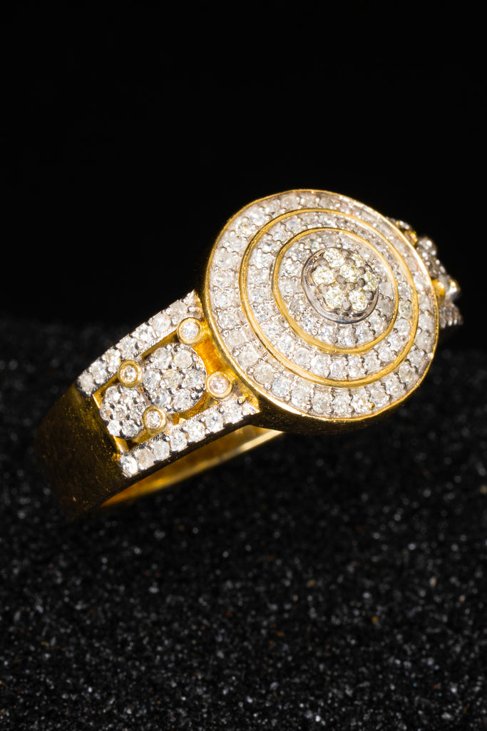 *NEW* 14k Men's Circle Diamond Ring 💎 JTJ™ - Javierthejeweler