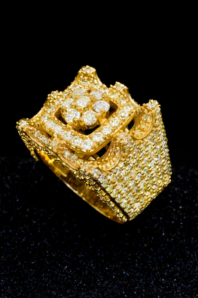 *NEW* 14k Men's Square  Diamond Ring 💎 JTJ™ - Javierthejeweler