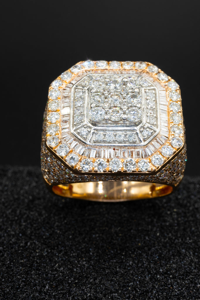 *NEW* 14k Men's Square Diamond Ring 💎 JTJ™ - Javierthejeweler