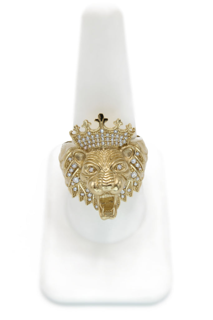*NEW* 14k Lion Head Ring (CZ) -  JTJ™ - Javierthejeweler
