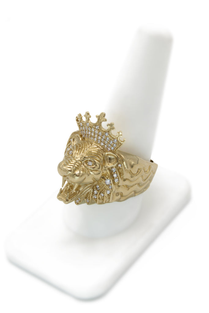 *NEW* 14k Lion Head Ring (CZ) -  JTJ™ - Javierthejeweler
