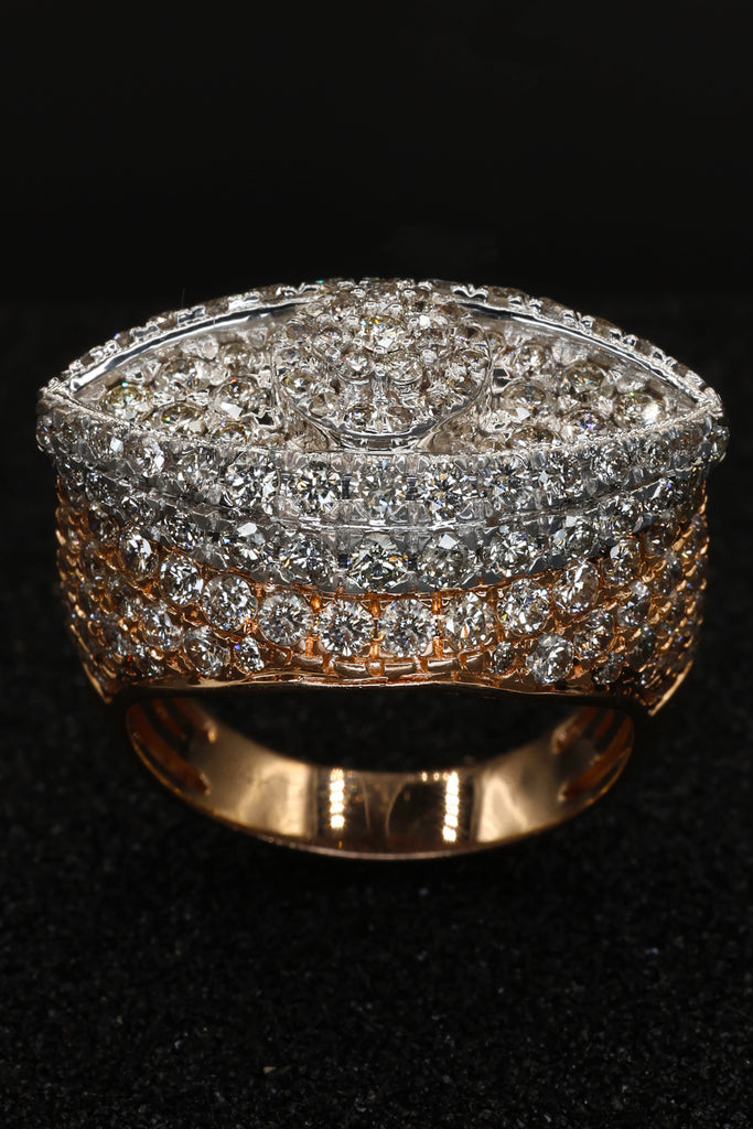 *NEW* 14k Men's Eye Diamond Ring 💎 (two Tones) JTJ™ - Javierthejeweler
