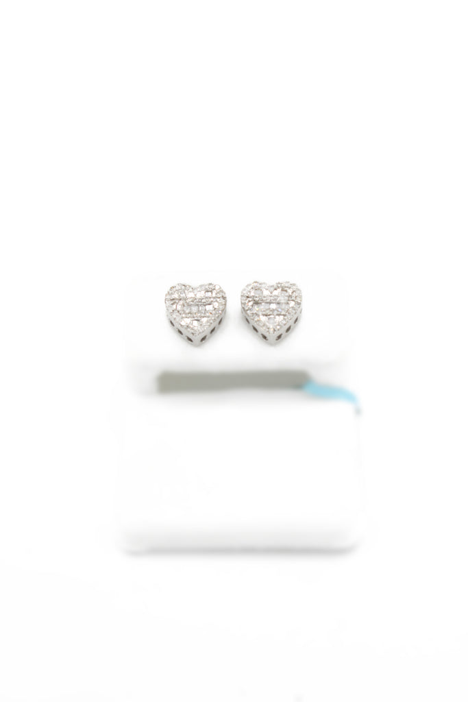 *NEW* 14K Diamonds 💎 Earrings Baguette White Gold JTJ™ - Javierthejeweler