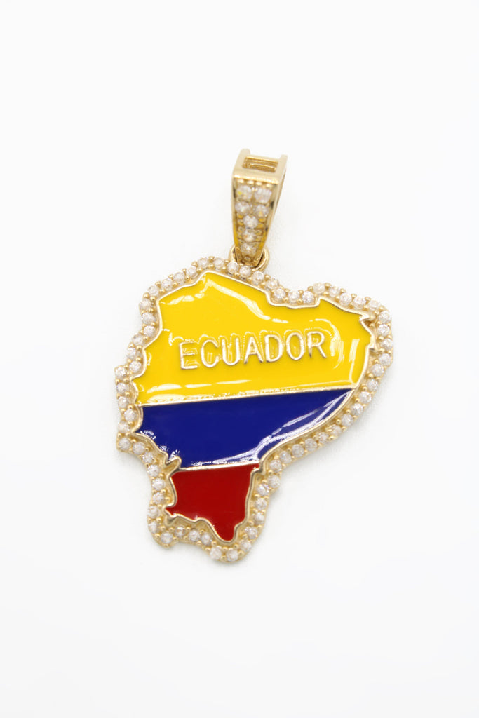 *NEW* 14K Ecuador Map Pendant JTJ™ - Javierthejeweler