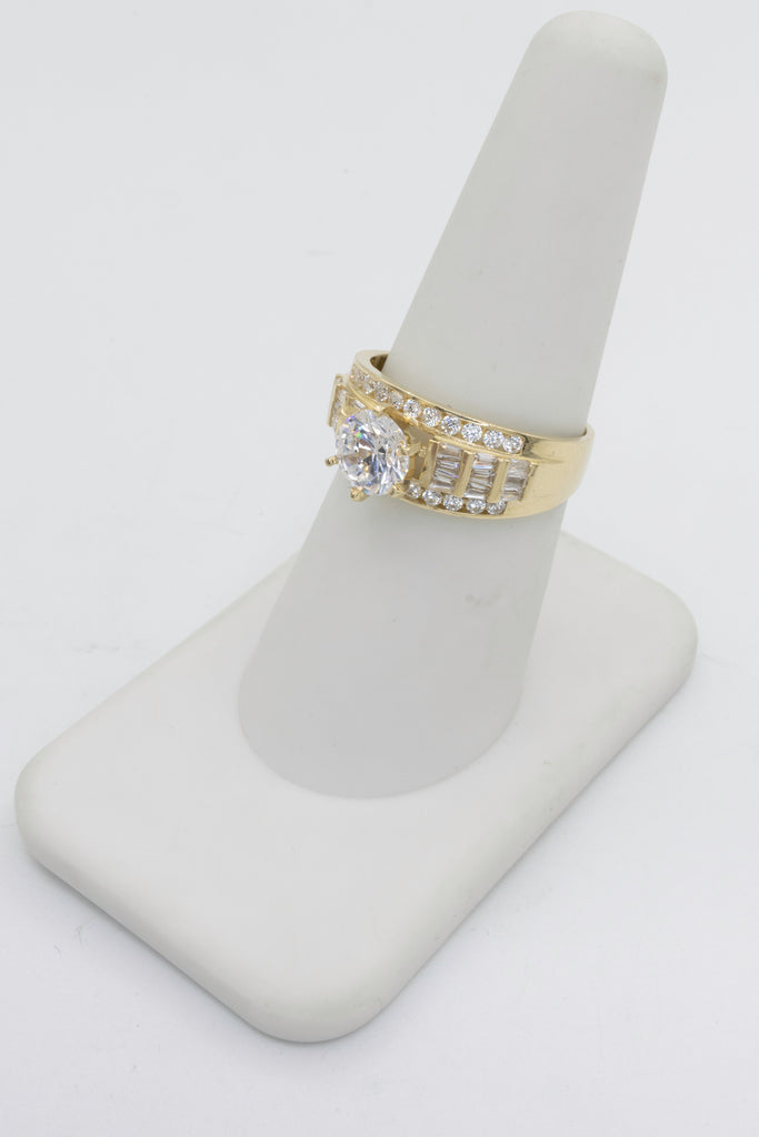 *NEW*  14K Cz White stone Ring JTJ™ - - Javierthejeweler