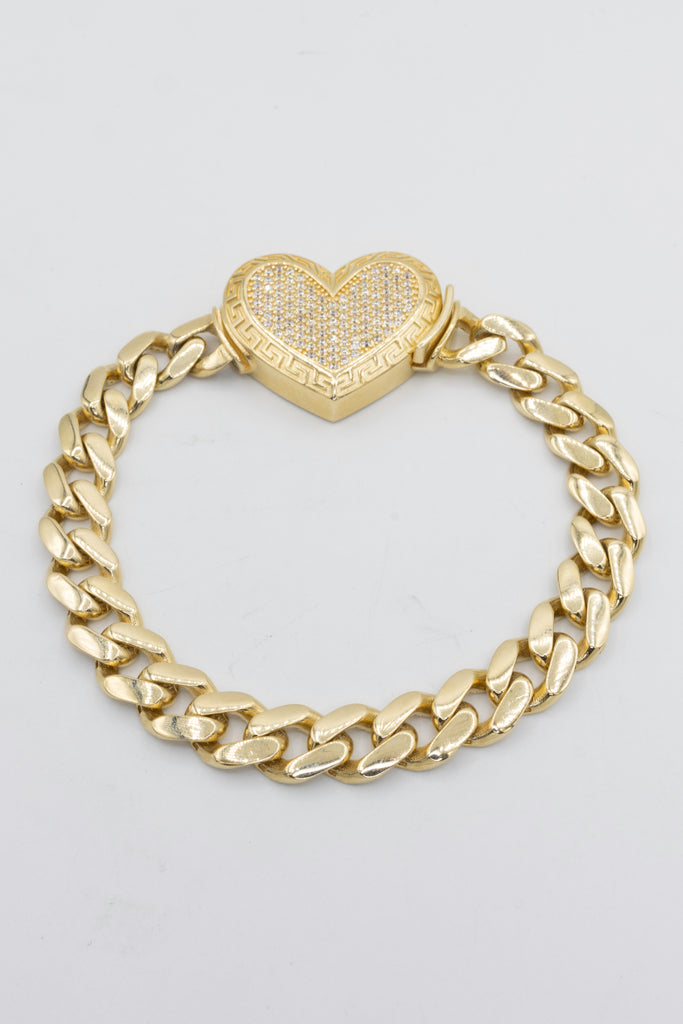 *NEW* 14K Woman’s Heart Fancy Bracelet JTJ™ - Javierthejeweler