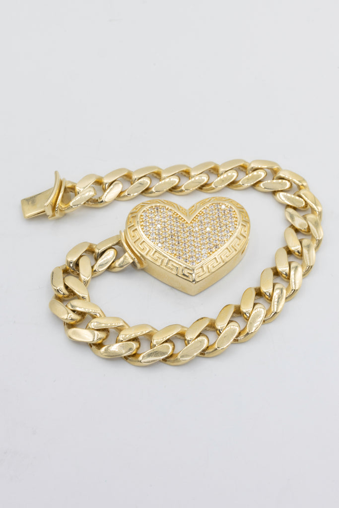 *NEW* 14K Woman’s Heart Fancy Bracelet JTJ™ - Javierthejeweler