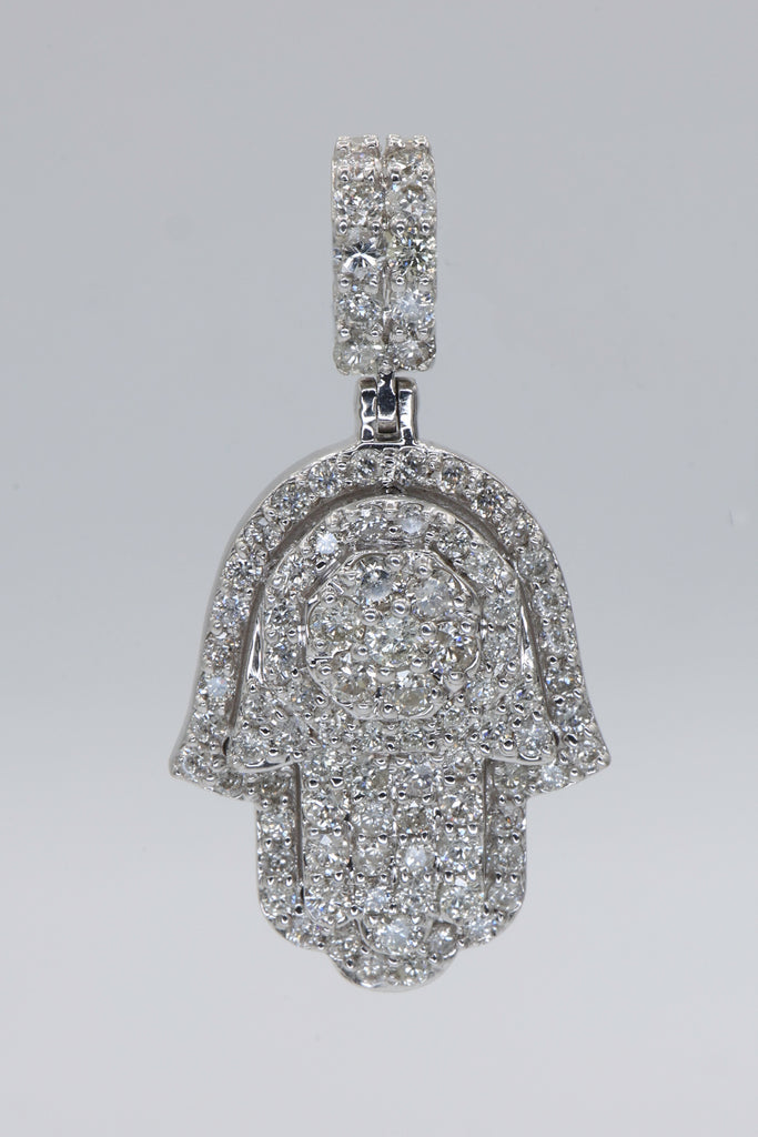 *NEW* 14K Hamsa 💎 VVS Diamonds 💎 Pendant JTJ™ - Javierthejeweler