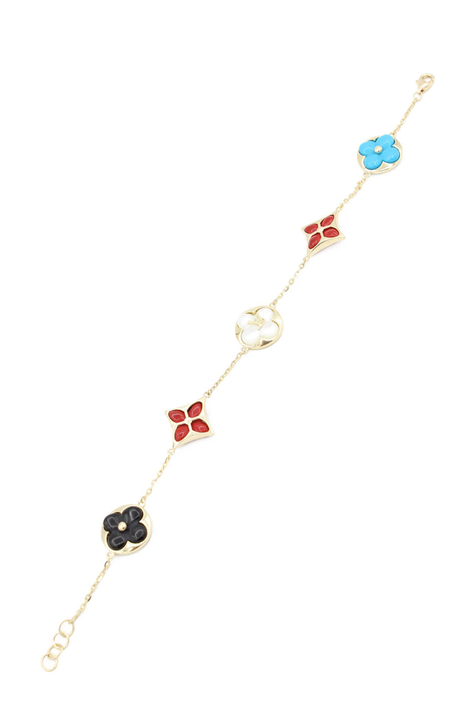 *NEW* 14k Multi Color Fancy Choker & Bracelet Set  JTJ™ - Javierthejeweler