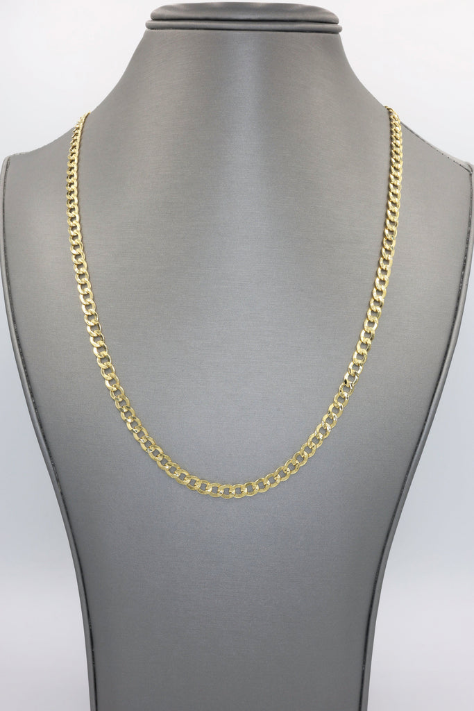 *NEW* 14k Hollow Cuban Curb Chain (5MM / 24" Inches) JTJ™ - Javierthejeweler