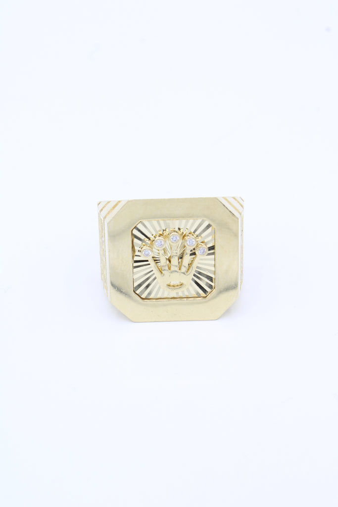 *NEW* 14k Rolex CZ Men's Ring JTJ™ - Javierthejeweler