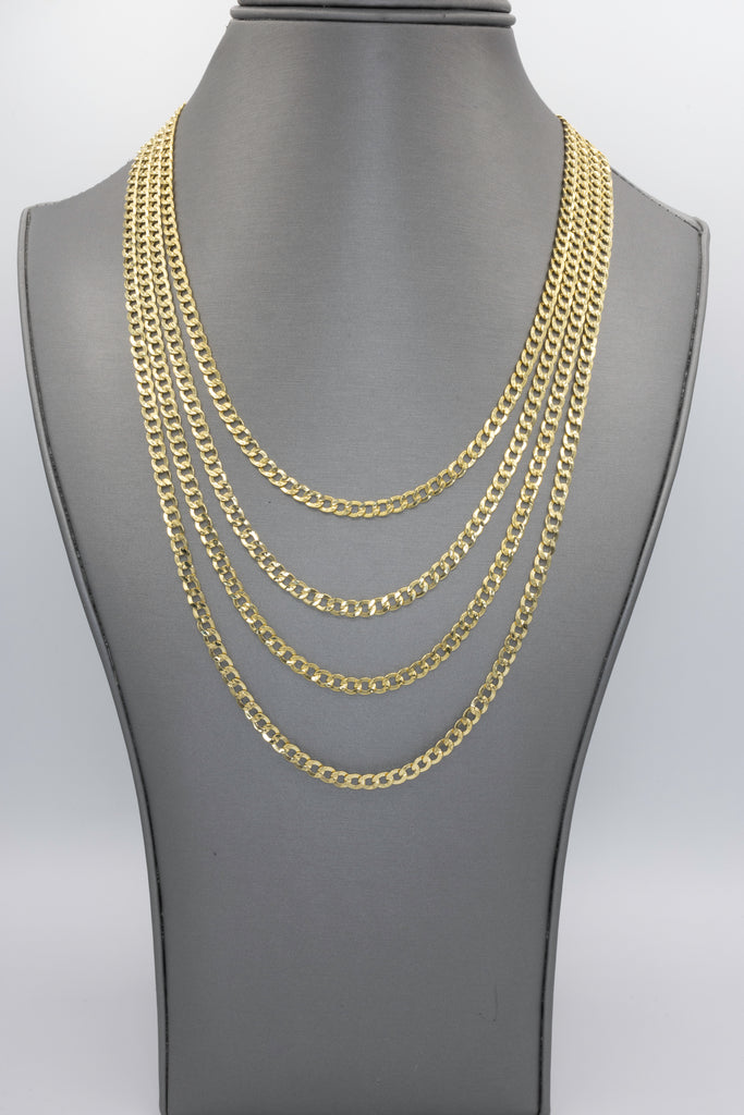 *NEW* 14k Hollow Cuban Curb Chain (4.2MM / 18" Inches) JTJ™ - Javierthejeweler