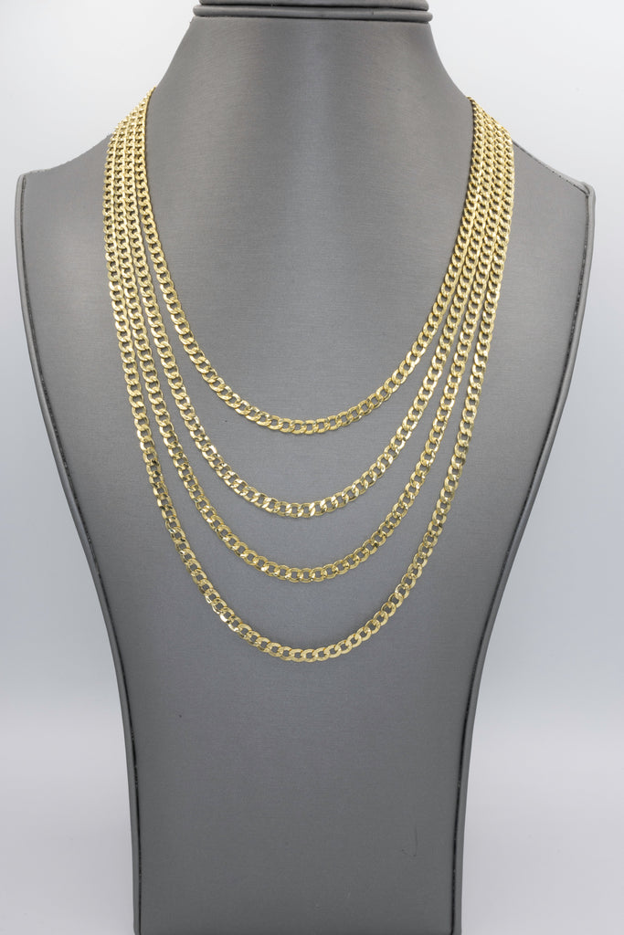*NEW* 14k Hollow Cuban Curb Chain (4.2MM / 24" Inches) JTJ™ - Javierthejeweler