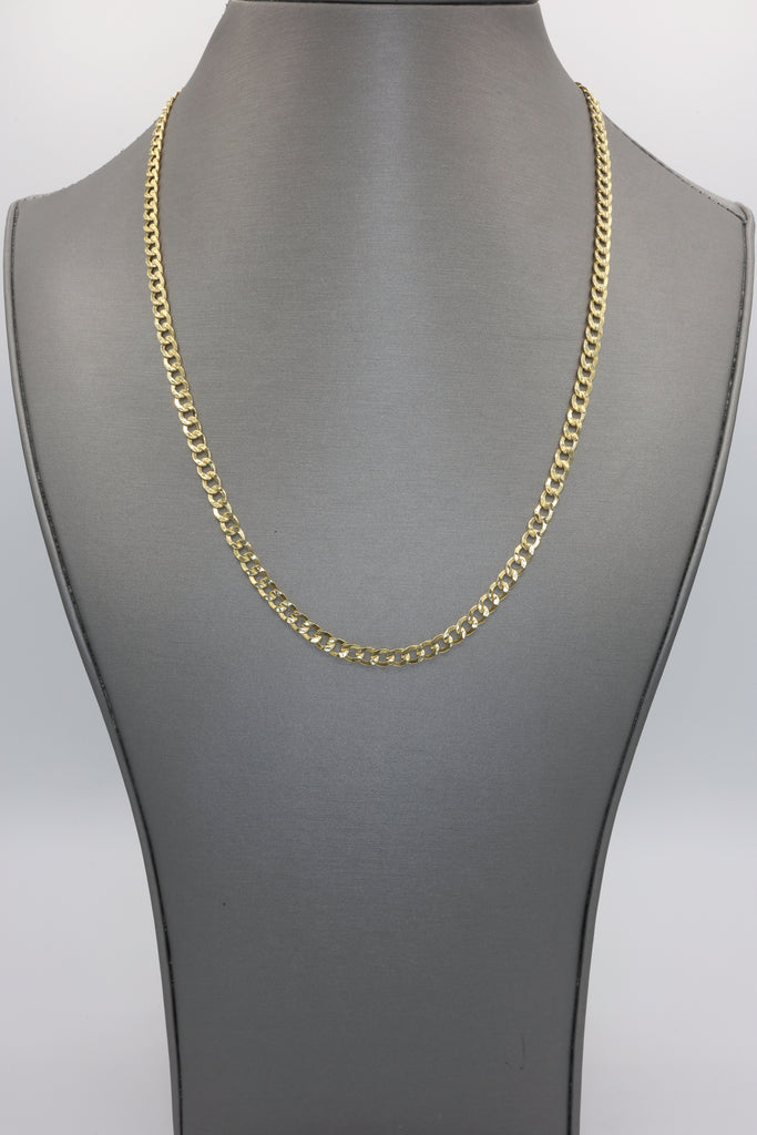 *NEW* 14k Hollow Cuban Curb Chain (4.2MM / 20" Inches) JTJ™ - Javierthejeweler