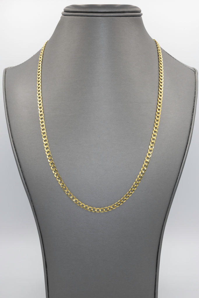 *NEW* 14k Hollow Cuban Curb Chain (4.2MM / 22" Inches) JTJ™ - Javierthejeweler