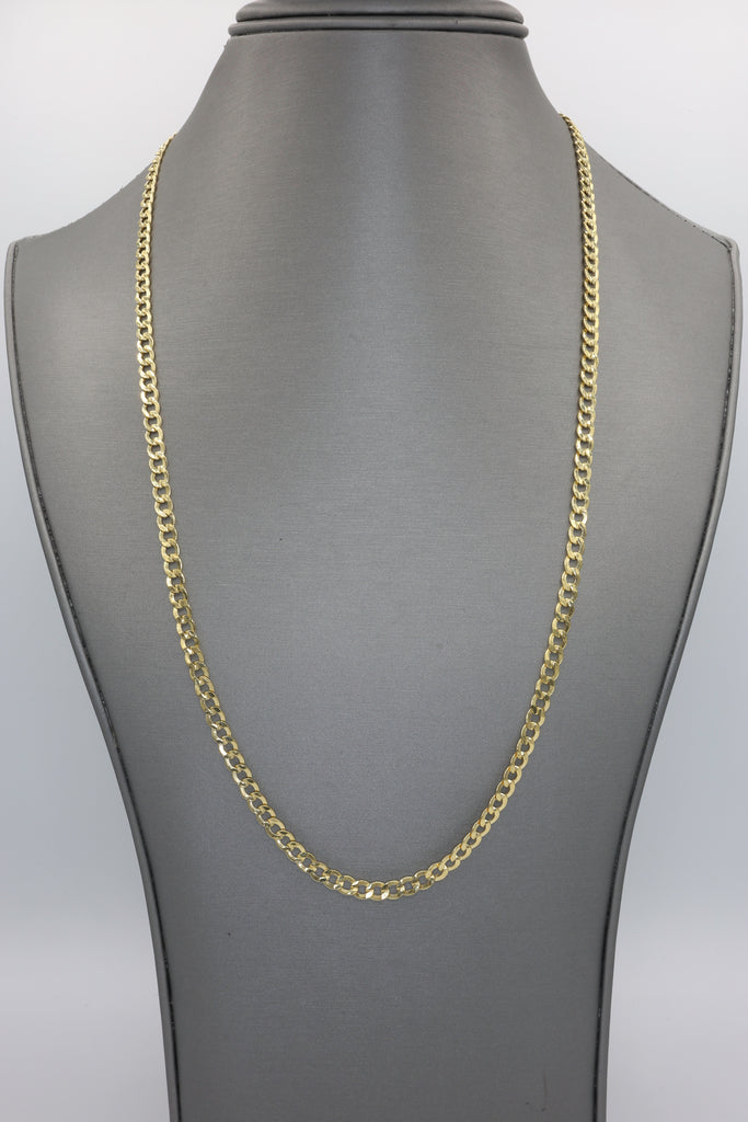 *NEW* 14k Hollow Cuban Curb Chain (4.2MM / 24" Inches) JTJ™ - Javierthejeweler