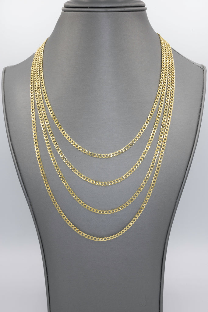 *NEW* 14k Hollow Cuban Curb Chain (3.2MM / 24" Inches) JTJ™ - Javierthejeweler