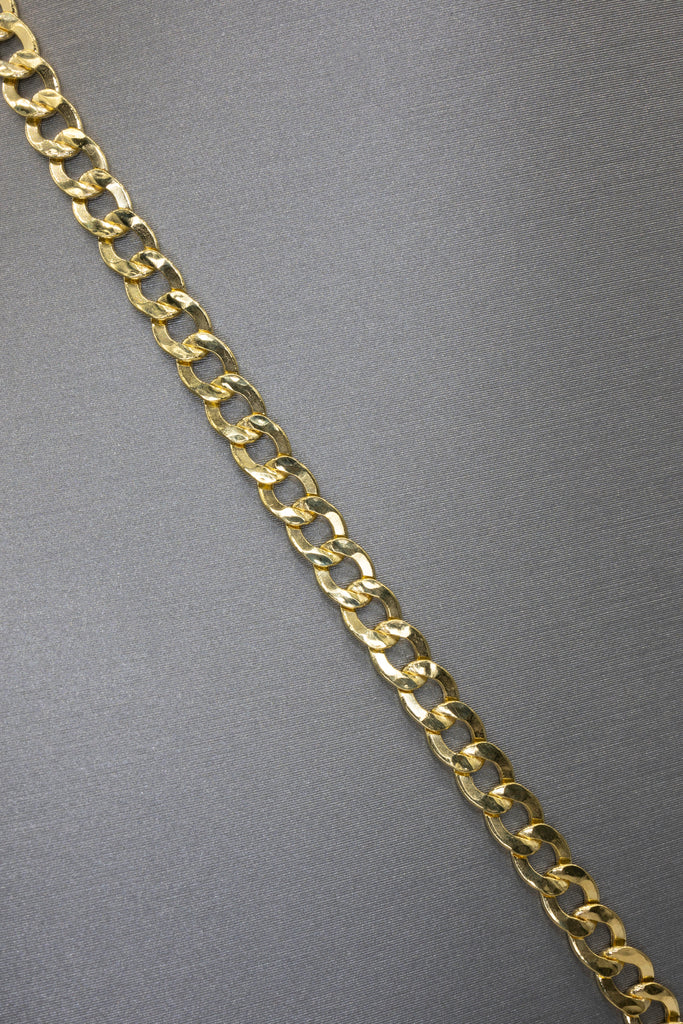 *NEW* 14K Star Pendant w/ Hollow Cuban Curb Chain (4.2MM / 22" Inches) JTJ™ - Javierthejeweler