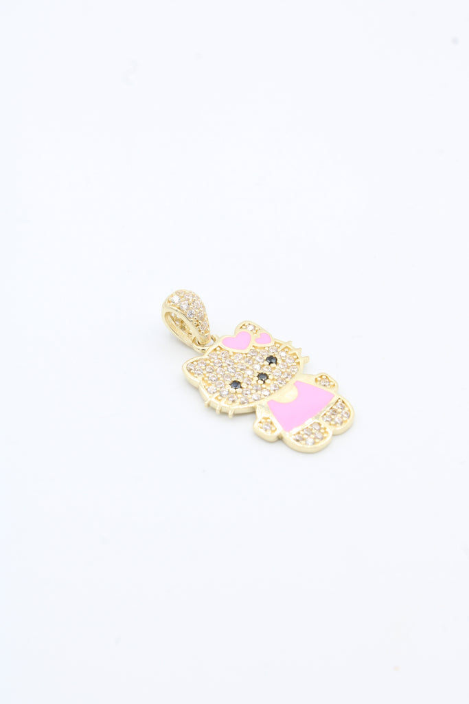 *NEW* 14k HK CZ Pendant (Pink) -JTJ™ - - Javierthejeweler