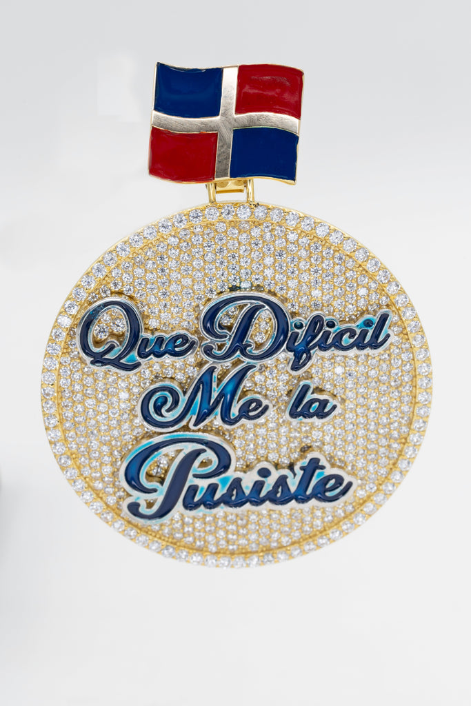 *NEW* 14K QUE DIFICIL ME LA PUSISTE Pendant - JTJ™ - Javierthejeweler