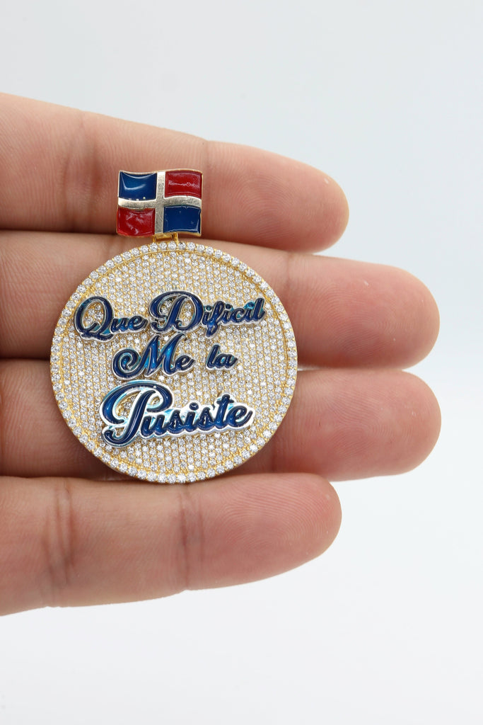*NEW* 14K QUE DIFICIL ME LA PUSISTE Pendant - JTJ™ - Javierthejeweler
