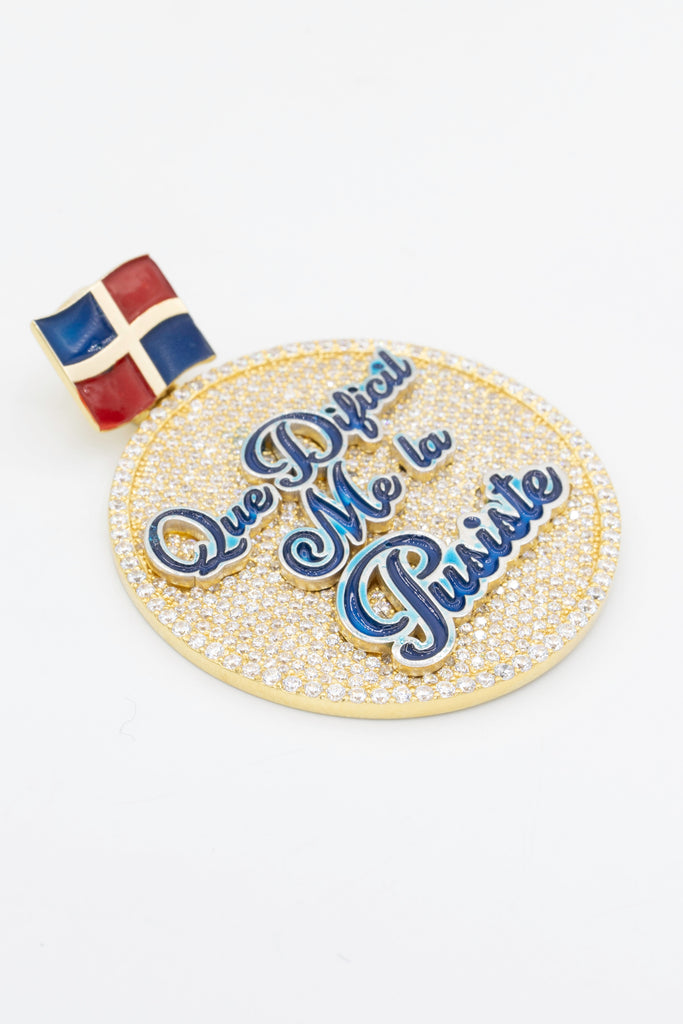 *NEW* 14K QUE DIFICIL ME LA PUSISTE Pendant - JTJ™ - Javierthejeweler