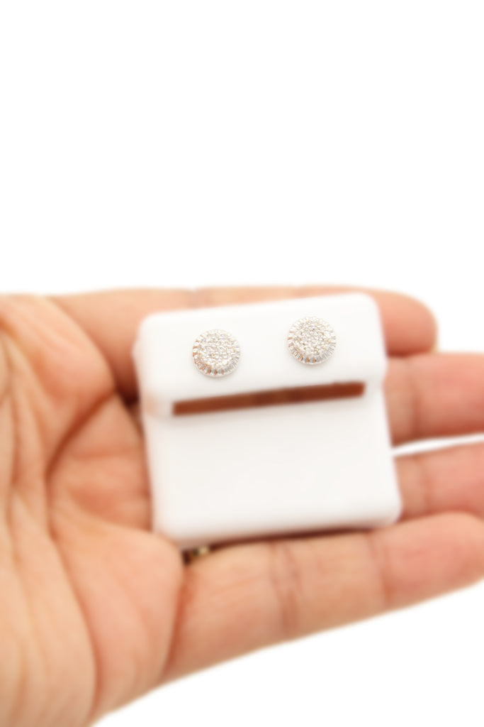 *NEW* 14K 💎💎 (VVS) White Gold Diamond Earrings 🔥 JTJ™ - Javierthejeweler