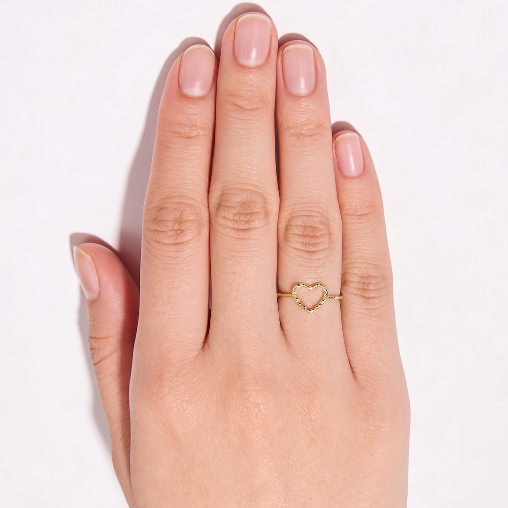 14K Gold Women's Barb Wired Heart Ring NYC – Javierthejeweler