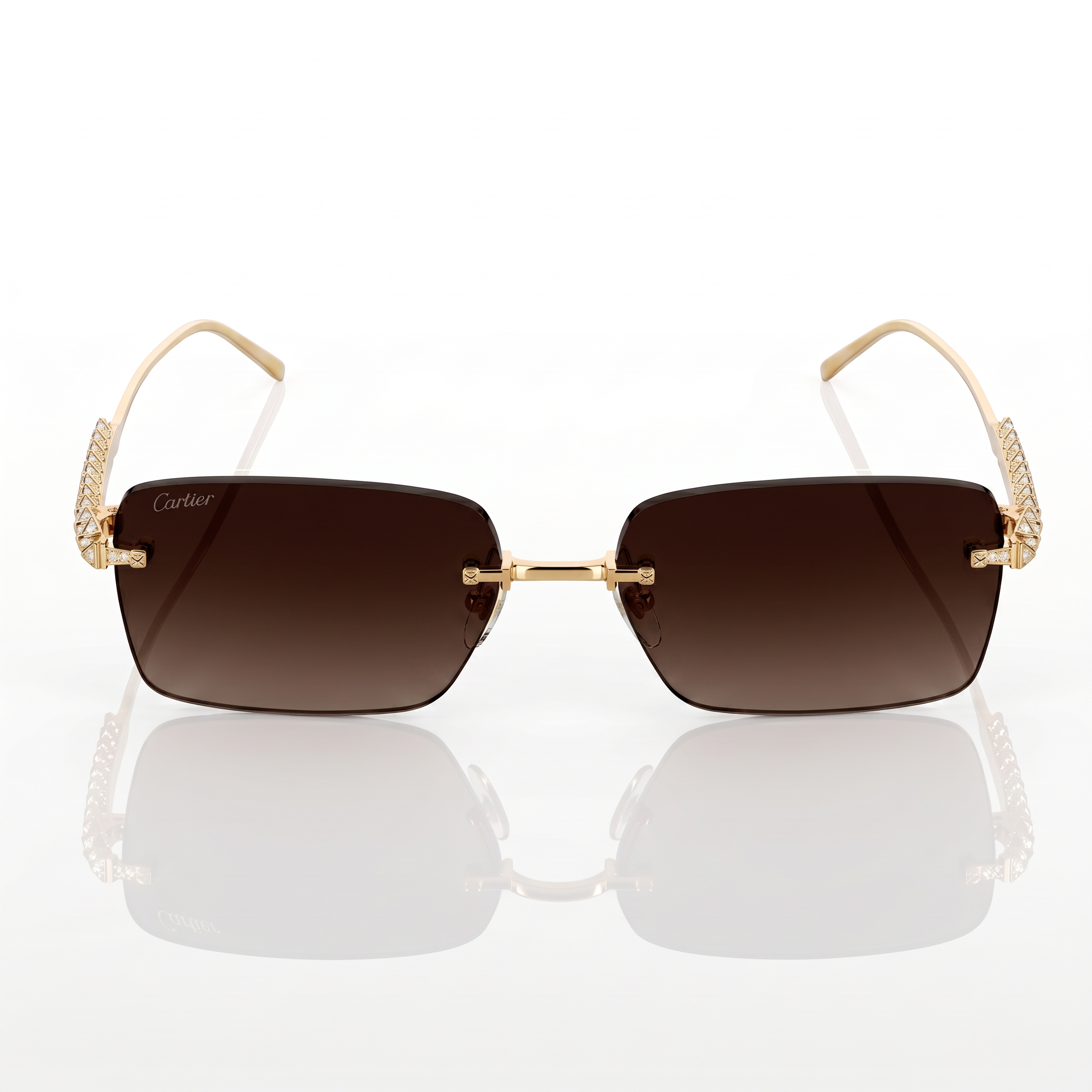 Yellow Cartier Clash Style 18K Gold Sunglasses NYC – Javierthejeweler